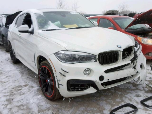 5UXKU6C50F0F93859 - 2015 BMW X6 XDRIVE5 WHITE photo 1