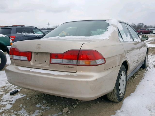 1HGCG56451A109339 - 2001 HONDA ACCORD LX BEIGE photo 4