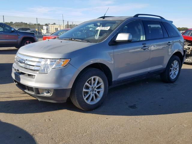 2FMDK48C77BA80063 - 2007 FORD EDGE SEL SILVER photo 2