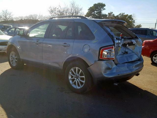 2FMDK48C77BA80063 - 2007 FORD EDGE SEL SILVER photo 3