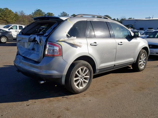 2FMDK48C77BA80063 - 2007 FORD EDGE SEL SILVER photo 4