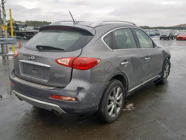 JN1BJ0RR5GM264215 - 2016 INFINITI QX50 GRAY photo 4