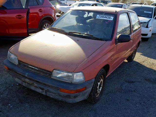 JD1FG1605K4320512 - 1989 DAIHATSU CHARADE CE RED photo 2