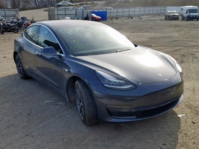 5YJ3E1EB2JF090804 - 2018 TESLA MODEL 3 GRAY photo 1