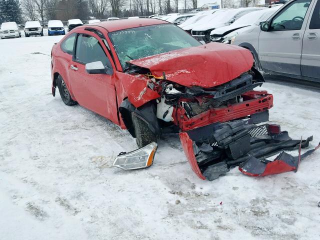 1FAHP32N38W296655 - 2008 FORD FOCUS S/SE RED photo 1