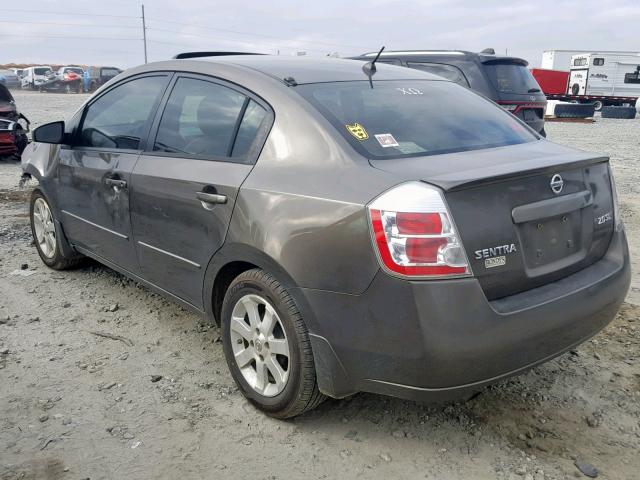 3N1AB61E17L632338 - 2007 NISSAN SENTRA 2.0 GRAY photo 3