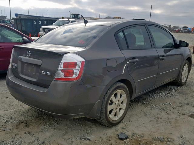 3N1AB61E17L632338 - 2007 NISSAN SENTRA 2.0 GRAY photo 4