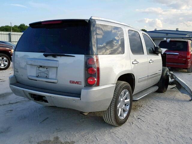 1GKUCEEF9AR173746 - 2010 GMC YUKON DENA SILVER photo 4