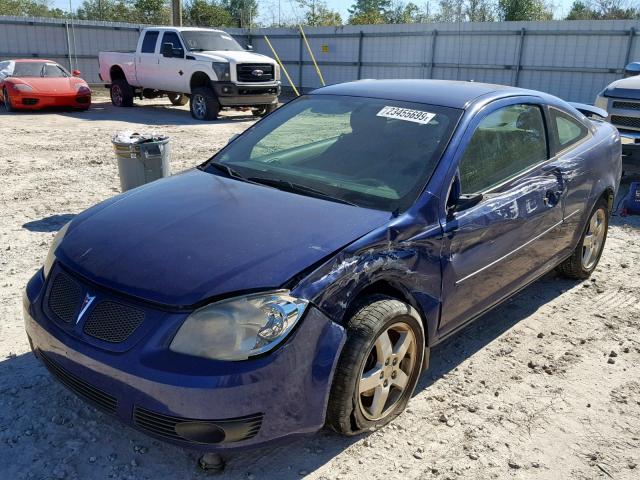 1G2A115F777113805 - 2007 PONTIAC G5 BLUE photo 2