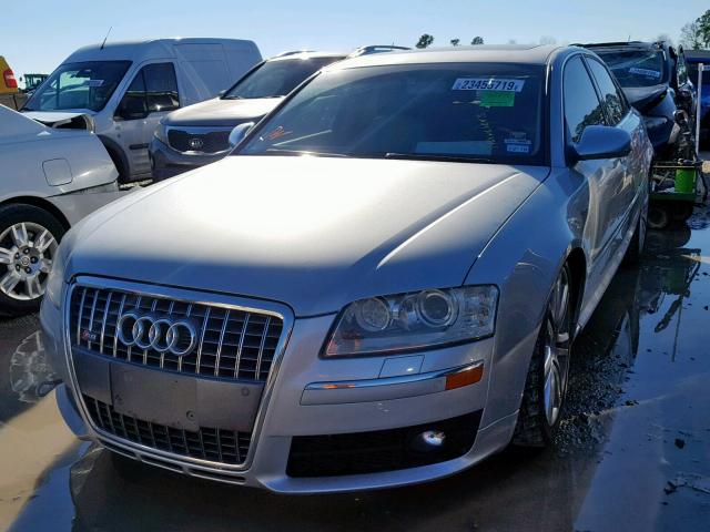 WAUPN44E57N006075 - 2007 AUDI S8 QUATTRO SILVER photo 2