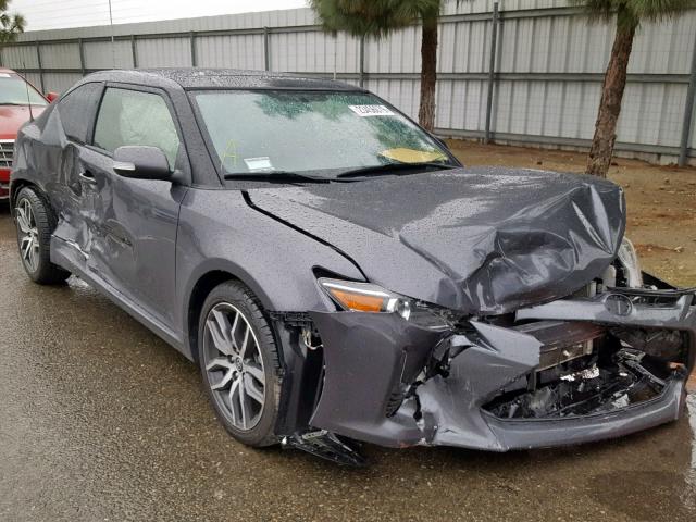 JTKJF5C70E3072291 - 2014 TOYOTA SCION TC CHARCOAL photo 1