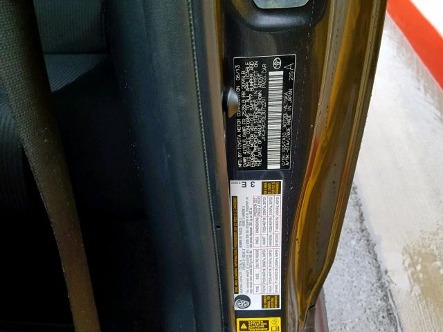 JTKJF5C70E3072291 - 2014 TOYOTA SCION TC CHARCOAL photo 10