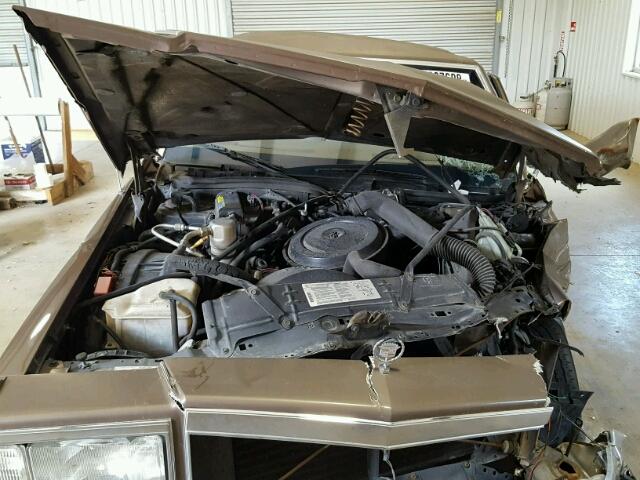 1G6DW5472LR713621 - 1990 CADILLAC BROUGHAM BROWN photo 7