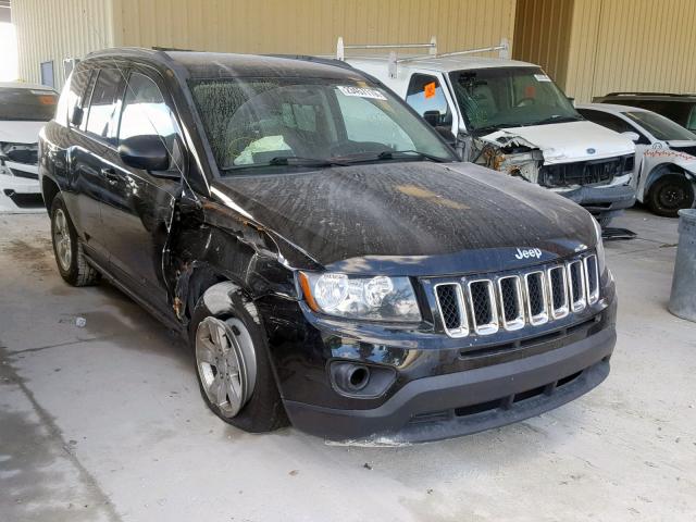 1C4NJCBA4ED881649 - 2014 JEEP COMPASS SP BLACK photo 1