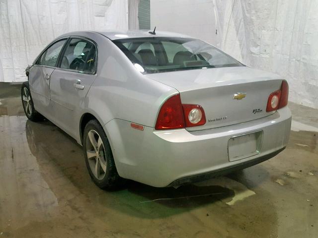 1G1ZC5E17BF370111 - 2011 CHEVROLET MALIBU 1LT SILVER photo 3