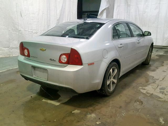 1G1ZC5E17BF370111 - 2011 CHEVROLET MALIBU 1LT SILVER photo 4