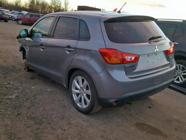 4A4AR3AW4FE030685 - 2015 MITSUBISHI OUTLANDER CHARCOAL photo 3