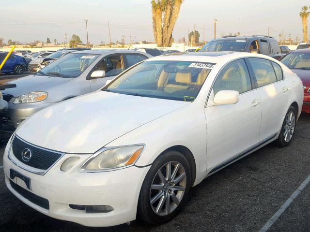 JTHBH96S665010167 - 2006 LEXUS GS GENERAT WHITE photo 2