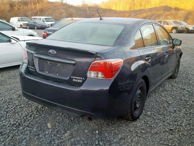 JF1GJAA67GH018565 - 2016 SUBARU IMPREZA BLUE photo 4