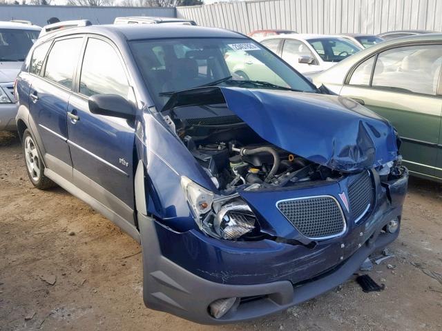 5Y2SL63885Z476567 - 2005 PONTIAC VIBE BLUE photo 1