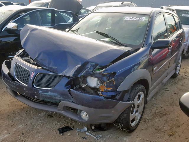 5Y2SL63885Z476567 - 2005 PONTIAC VIBE BLUE photo 2