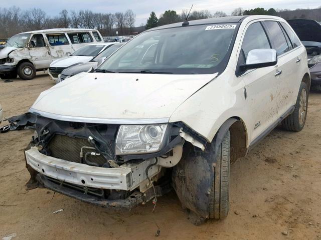 2LMDU68C88BJ38371 - 2008 LINCOLN MKX WHITE photo 2