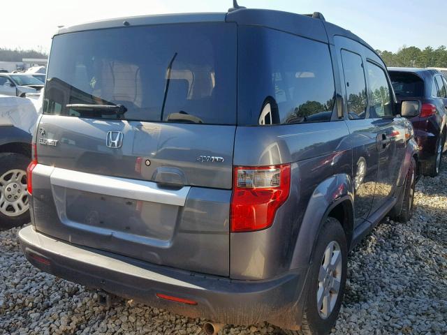 5J6YH2H78AL003571 - 2010 HONDA ELEMENT EX GRAY photo 4