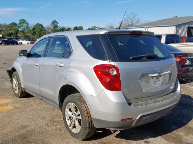 2GNALBEC0B1306477 - 2011 CHEVROLET EQUINOX LS SILVER photo 3