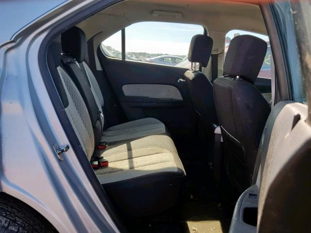 2GNALBEC0B1306477 - 2011 CHEVROLET EQUINOX LS SILVER photo 6
