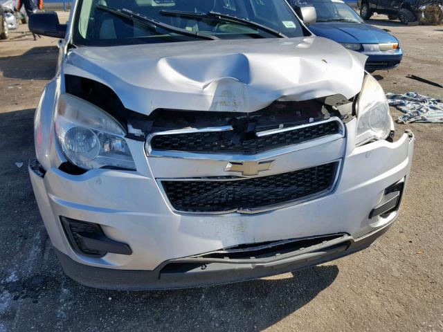 2GNALBEC0B1306477 - 2011 CHEVROLET EQUINOX LS SILVER photo 9