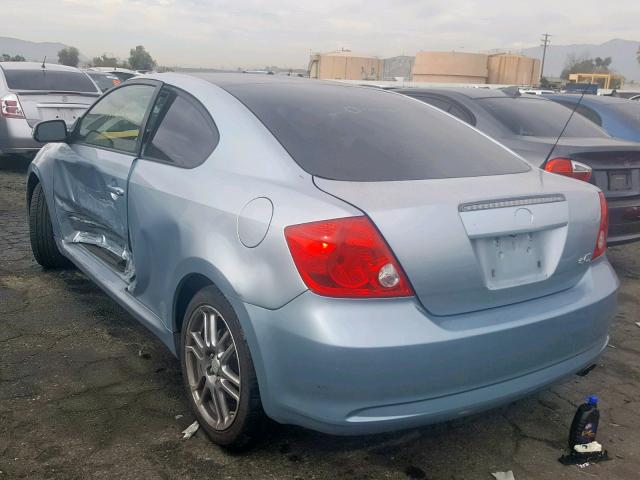 JTKDE177060091400 - 2006 TOYOTA SCION TC ლურჯი ფოტო 3