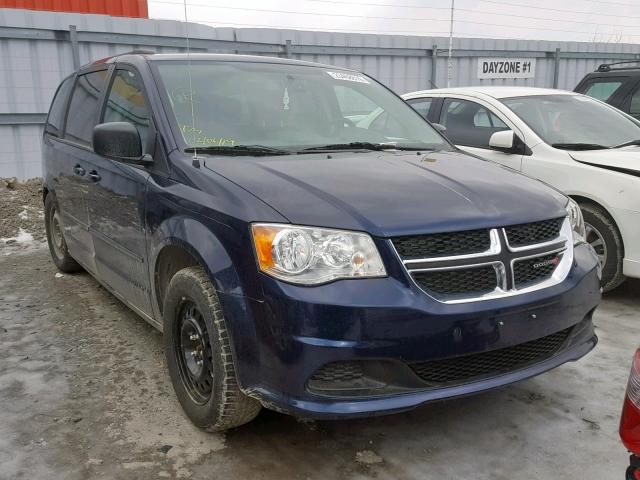 2C4RDGBG7HR880632 - 2017 DODGE GRAND CARA BLUE photo 1