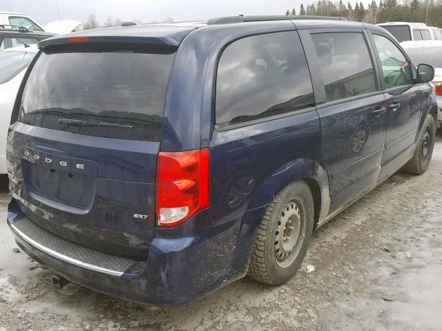 2C4RDGBG7HR880632 - 2017 DODGE GRAND CARA BLUE photo 4