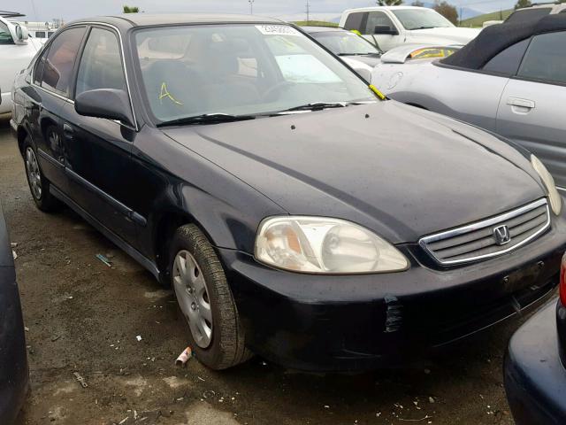 1HGEJ6570YL069522 - 2000 HONDA CIVIC LX BLACK photo 1