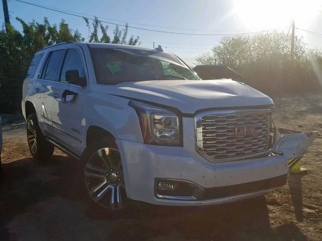 1GKS1CKJ2JR191760 - 2018 GMC YUKON DENA WHITE photo 1