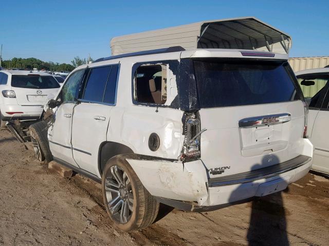 1GKS1CKJ2JR191760 - 2018 GMC YUKON DENA WHITE photo 3