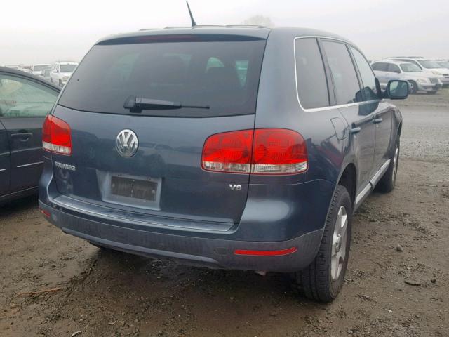 WVGZG77L76D028712 - 2006 VOLKSWAGEN TOUAREG 3. GRAY photo 4