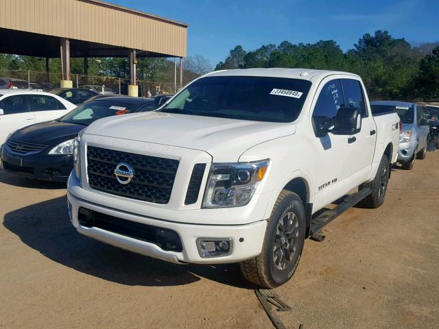 1N6AA1E52JN545579 - 2018 NISSAN TITAN SV WHITE photo 2