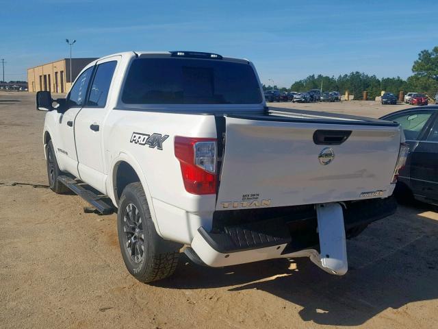 1N6AA1E52JN545579 - 2018 NISSAN TITAN SV WHITE photo 3