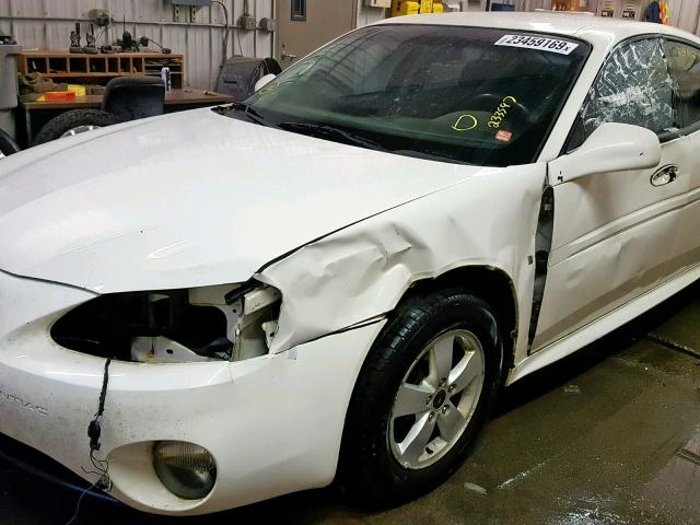 2G2WP552661102529 - 2006 PONTIAC GRAND PRIX WHITE photo 9