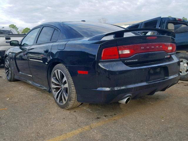 2C3CDXEJ9CH154514 - 2012 DODGE CHARGER SR BLACK photo 3