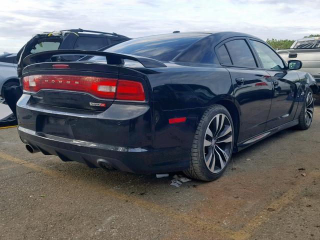 2C3CDXEJ9CH154514 - 2012 DODGE CHARGER SR BLACK photo 4