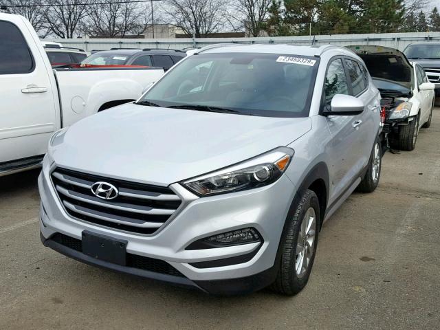 KM8J3CA44HU426983 - 2017 HYUNDAI TUCSON LIM SILVER photo 2