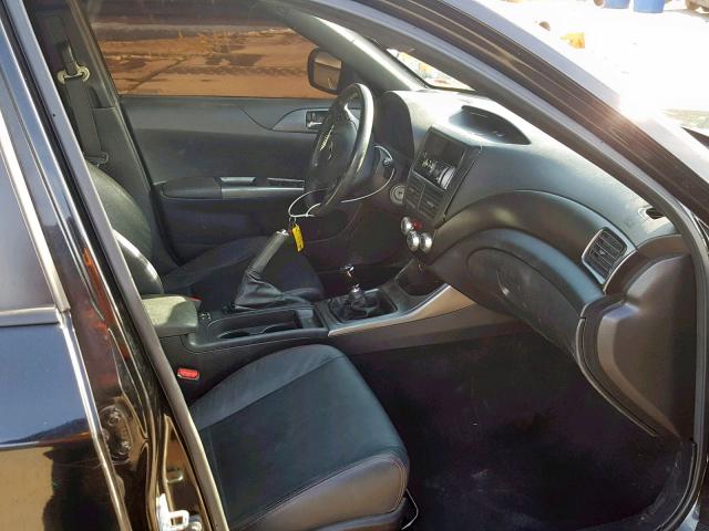 JF1GR7E68BG828467 - 2011 SUBARU IMPREZA WR BLACK photo 5