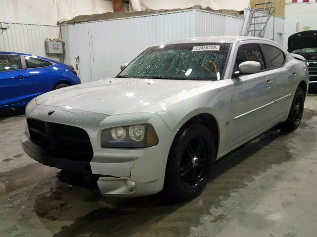 2B3CA9CV8AH317609 - 2010 DODGE CHARGER RA SILVER photo 2