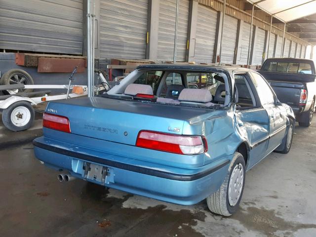 JH4DB1651LS003078 - 1990 ACURA INTEGRA LS BLUE photo 4