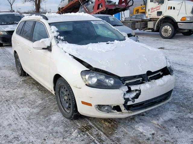 3VWPL7AJ4CM686032 - 2012 VOLKSWAGEN GOLF WHITE photo 1