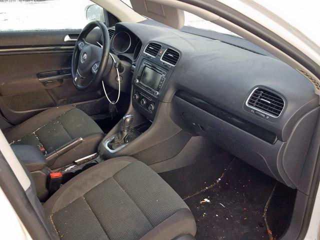 3VWPL7AJ4CM686032 - 2012 VOLKSWAGEN GOLF WHITE photo 5