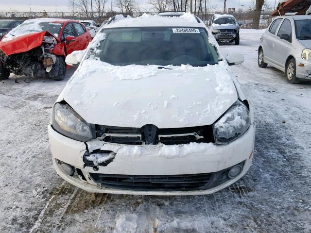 3VWPL7AJ4CM686032 - 2012 VOLKSWAGEN GOLF WHITE photo 9