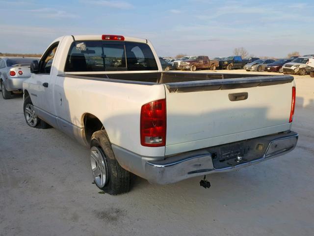 1D7HA16N56J178312 - 2006 DODGE RAM 1500 S WHITE photo 3